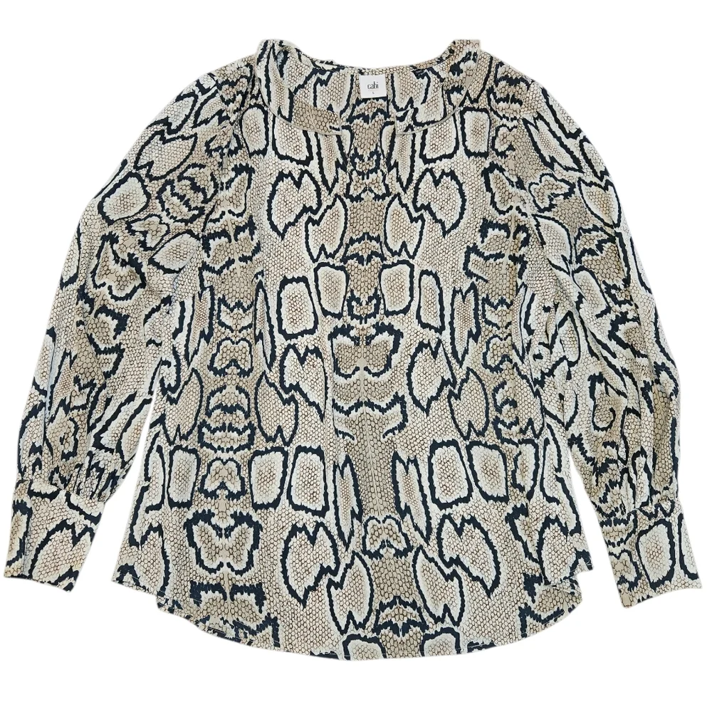 Cabi Serpentine Blouse Brand New Women Large - Picture 2 of 7